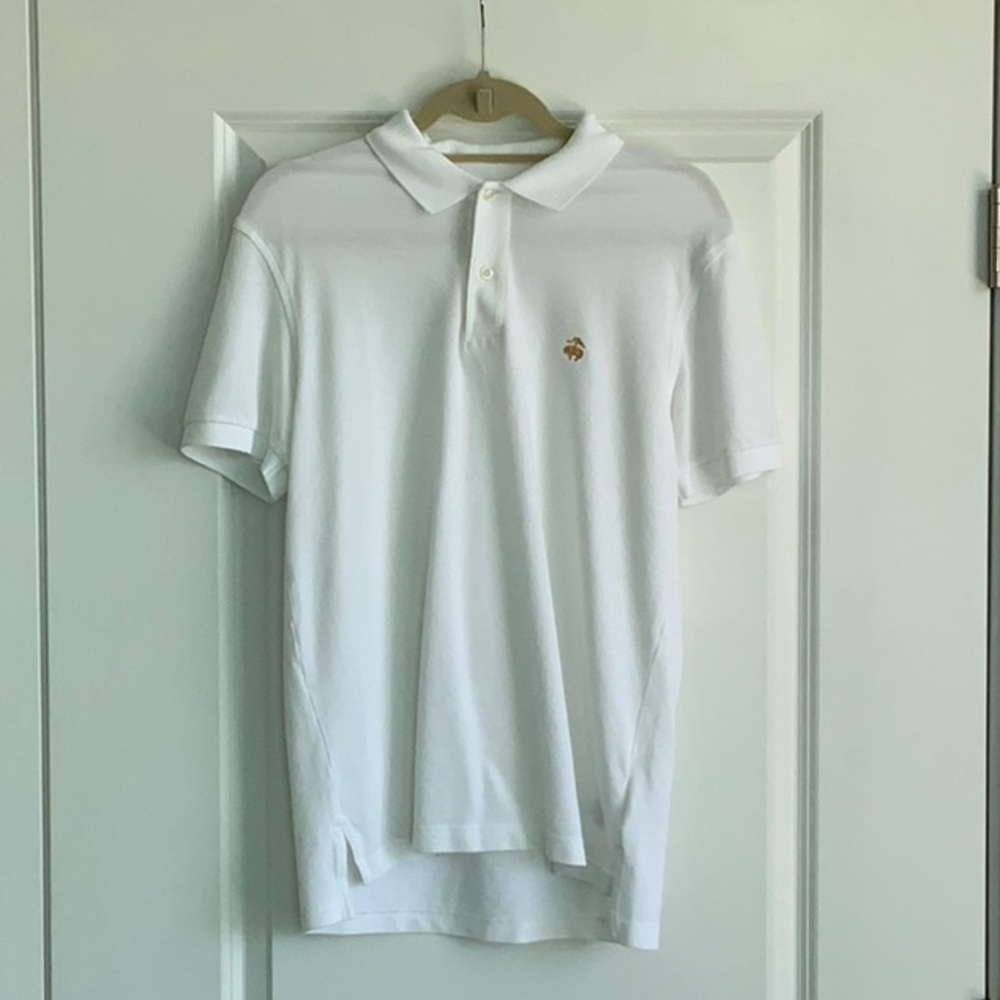 Brooks Brothers Medium White Polo